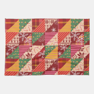 Christmas Quilt Kitchen Towel