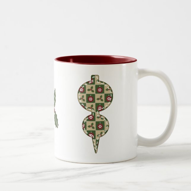 Christmas Quilt Mug (Right)