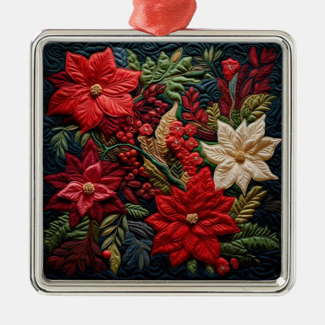 Christmas Quilt Ornament (Front)