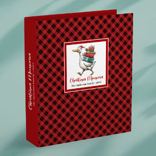 Christmas Quirky Goose Humour Memory Album Book Binder