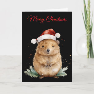 Christmas Quokka Holiday Card