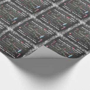 Christmas Quote Typography Wrapping Paper