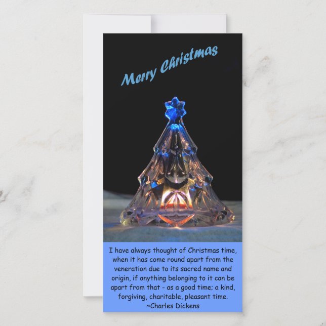 Christmas Quotes 6 Holiday Card (Front)