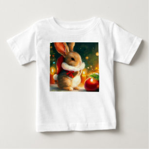 Christmas Rabbit 1 Baby T-Shirt
