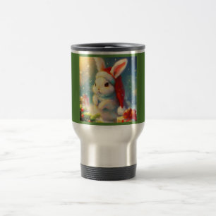 Christmas Rabbit 2 Travel Mug
