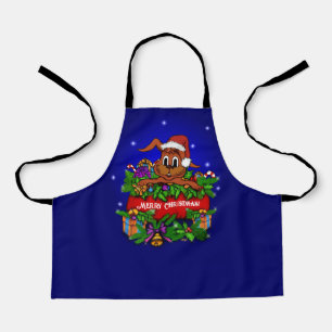 Christmas Rabbit Apron