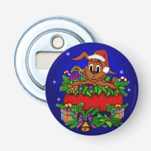 Christmas Rabbit Bottle Opener