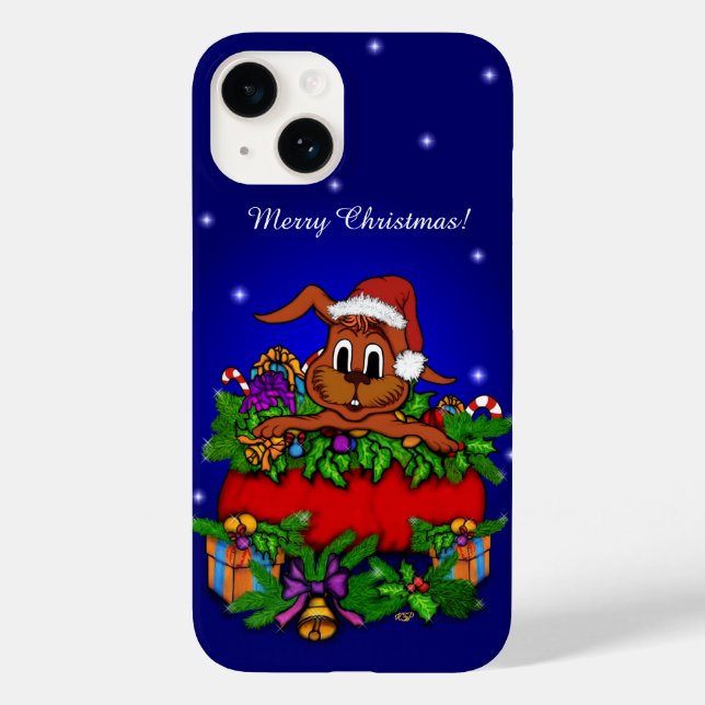 Christmas Rabbit Case-Mate iPhone Case (Back)
