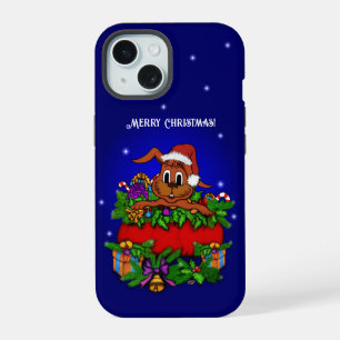 Christmas Rabbit iPhone 15 Case