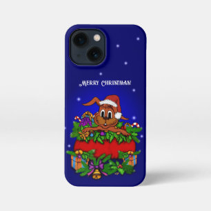 Christmas Rabbit iPhone 13 Mini Case