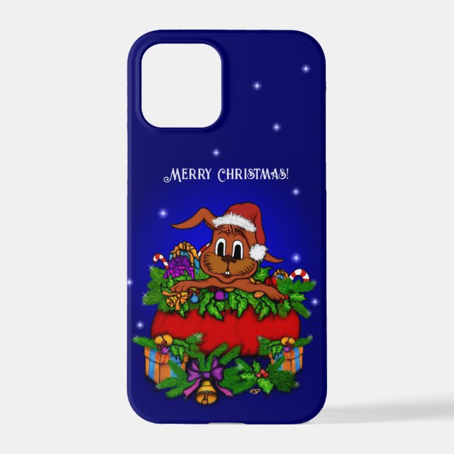 Christmas Rabbit iPhone Case (Back)