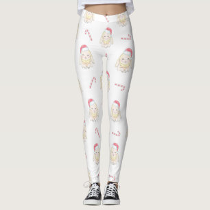 Christmas Rabbit Pattern Leggings