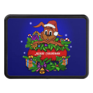 Christmas Rabbit Trailer Hitch Cover