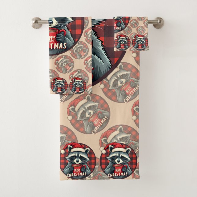 Christmas Raccoon Cocoa Cheer (En situation)