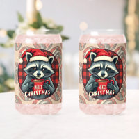 Christmas Raccoon Cocoa Cheer