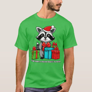 Christmas Raccoon Santas Little Helpers or Raccoon T-Shirt
