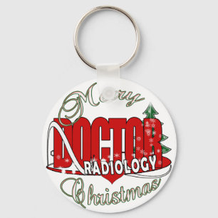 CHRISTMAS RADIOLOGY DOCTOR KEYCHAIN