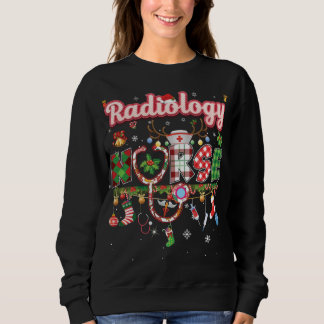 Christmas Radiology Nurse Reindeer Xmas Ornament S Sweatshirt