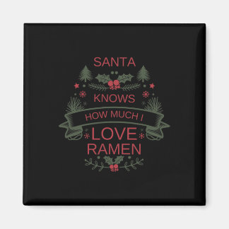 Christmas Ramen Lovers Shirt For Comfort Foodies H Magnet