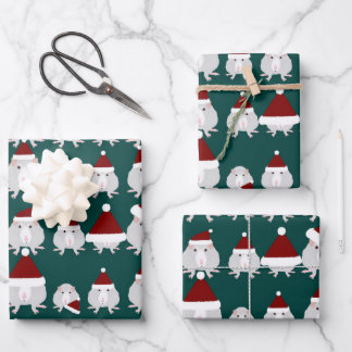 Christmas Rats Wrapping Paper Sheets