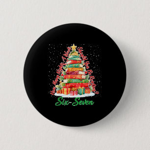 Christmas Reading 67 Six Seven Meme Teacher Book L 2 Inch Round Button