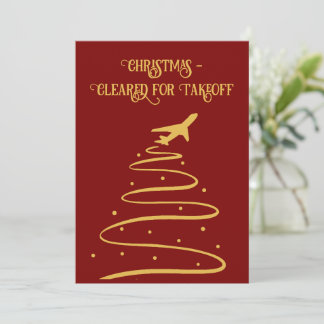 Christmas Ready for Takeoff Card 