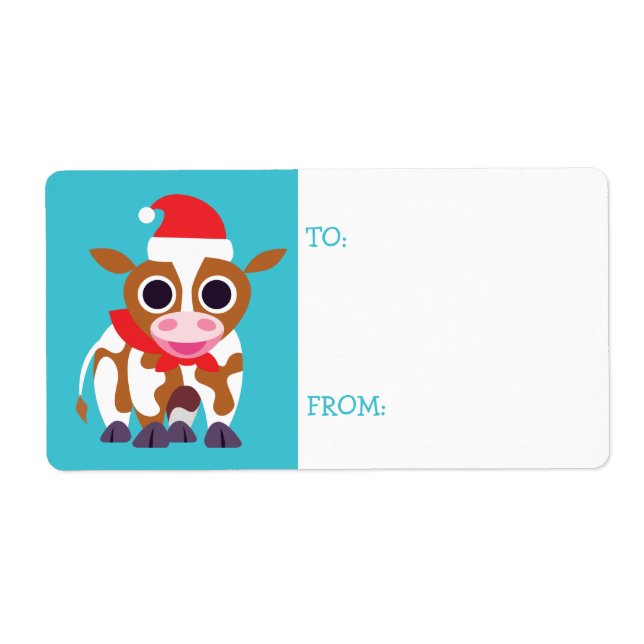 Christmas Reba the Cow (Front)