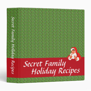 Christmas Recipe binder