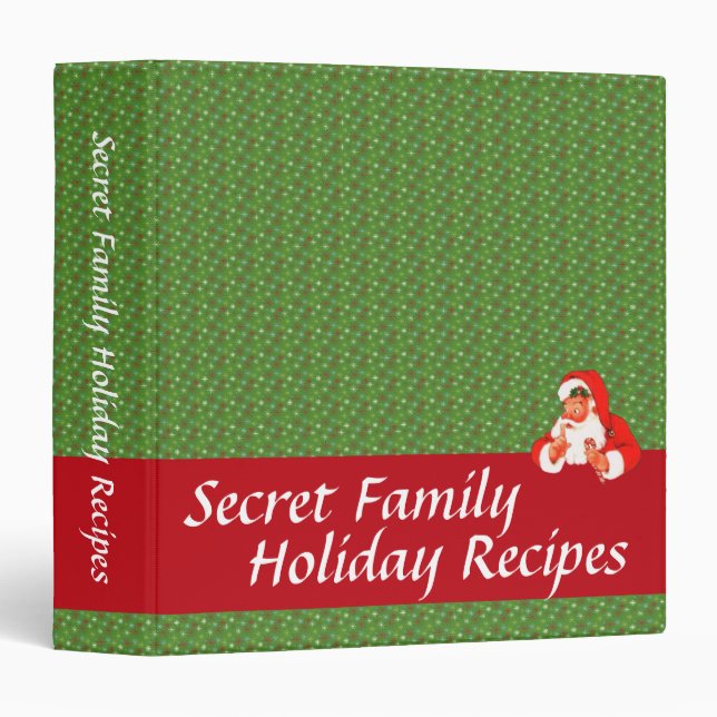 Christmas Recipe binder (Front/Spine)