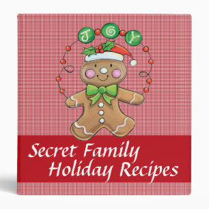 Christmas Recipe binder