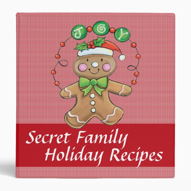 Christmas Recipe binder (Front)