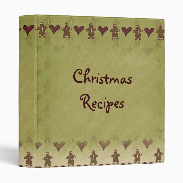 Christmas Recipe Binder (Front/Spine)