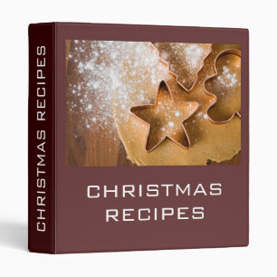 Christmas recipes binder