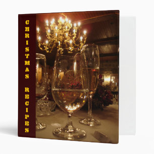 CHRISTMAS RECIPES binder