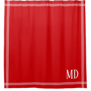 Christmas Red and White Striped Custom Initials