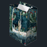 Christmas Red Blue Green Cactus Floral Medium Gift Bag<br><div class="desc">Christmas Red Blue Green Cactus Floral</div>