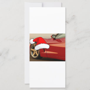 Christmas Red Corvette