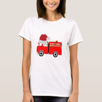 Christmas Red Fire Truck