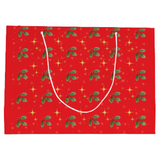 Christmas Red Gift Bag