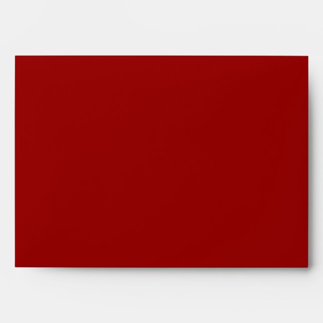 Christmas Red Gold Glitter Snowflakes Envelopes (Front)