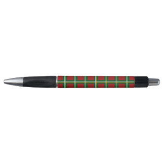 Christmas Red Green Big Chequered Plaid Pen