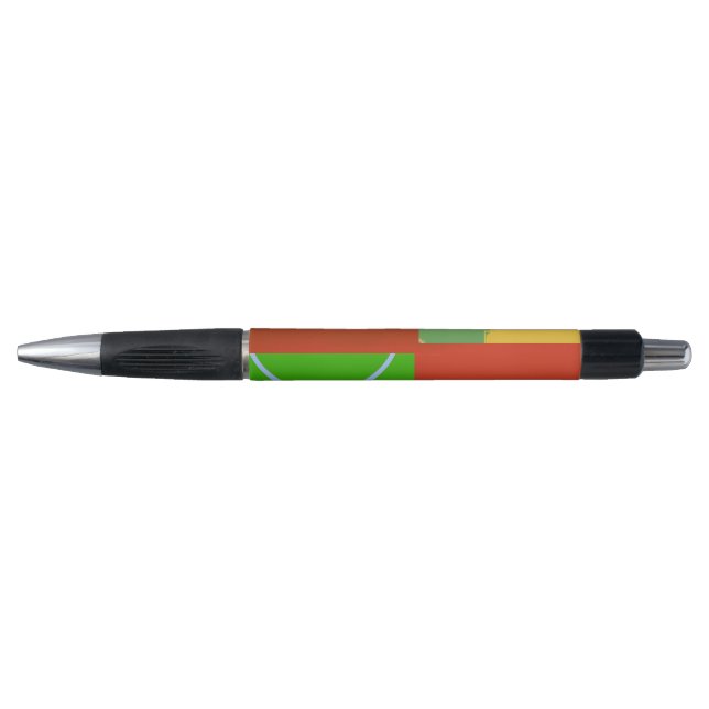 Christmas Red Green Geometric  Pen (Front)