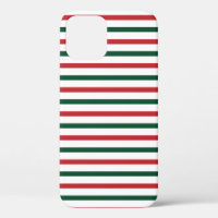 Christmas Red & Green Stripes Gift Pattern