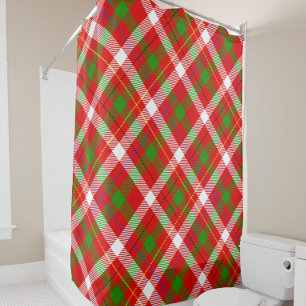Christmas Red Green White Flannel Plaid Design