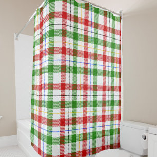 Christmas Red Green White Flannel Plaid Design 