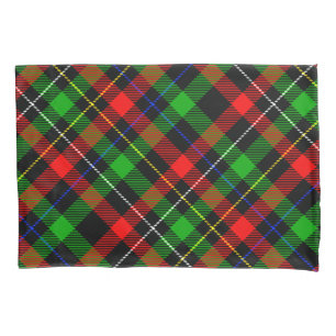 Christmas Red Green White Flannel Plaid Design  Pillowcase