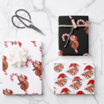 Christmas Red Panda Complementary Wrapping Paper<br><div class="desc">Three sheets of complementary wrapping paper featuring the "Christmas Red Panda". Available in matte or semi-gloss. This is ideal wrapping paper for your red panda loving friend or loved one.  Complementary gift tags are also available in SLH Designs red panda collection.</div>