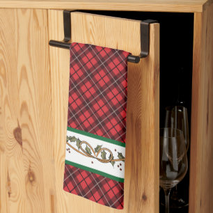 Christmas Red Plaid Kitchen Towel