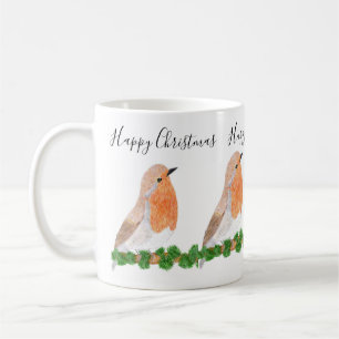 Christmas Red Robin Coffee Mug
