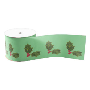 Christmas Red Satin Ribbon Grosgrain Ribbon